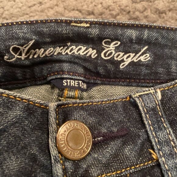 American Eagle Skinny Stretch Jeans Size 6 Short - Picture 6 of 12